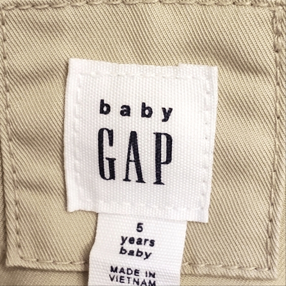 NWT Baby Gap Khaki Double-Breasted Peacoat - Picture 4 of 5
